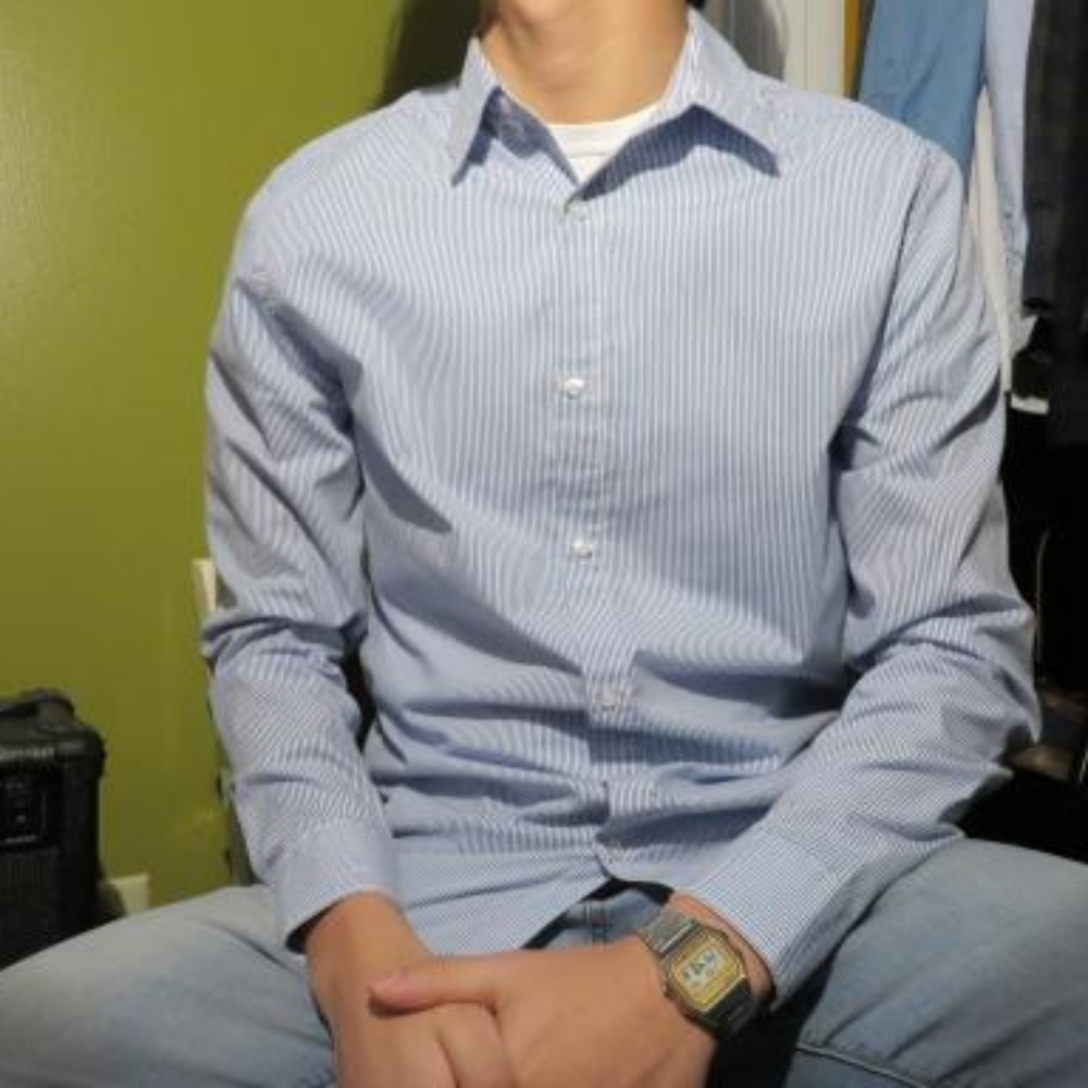 Striped dress shirt